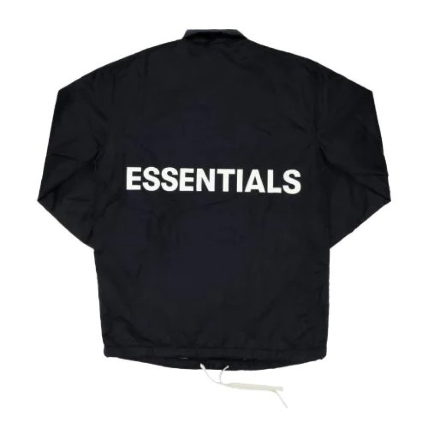 Essentials Jacket and Black Essentials Coach Jacket: The Ultimate Blend of Style and Functionality