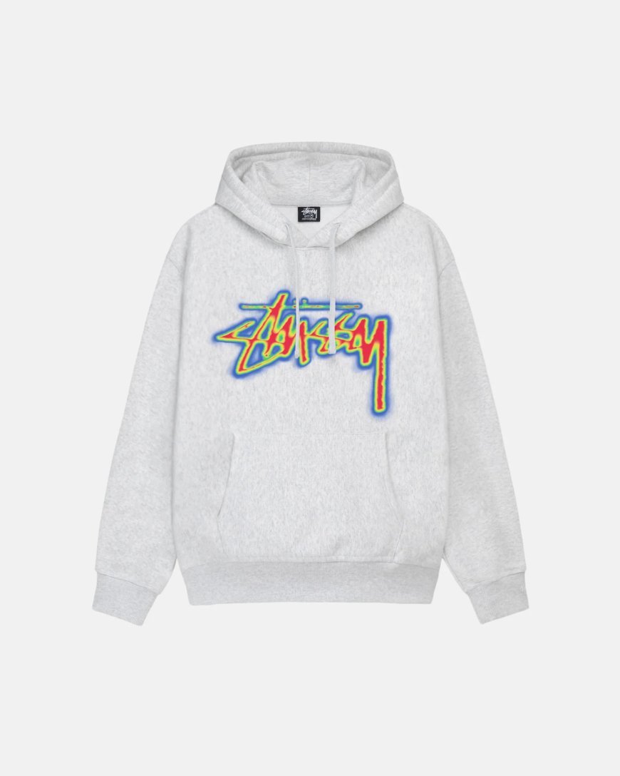 Stussy Thermal Stock Hoodie Ideal for Jogging