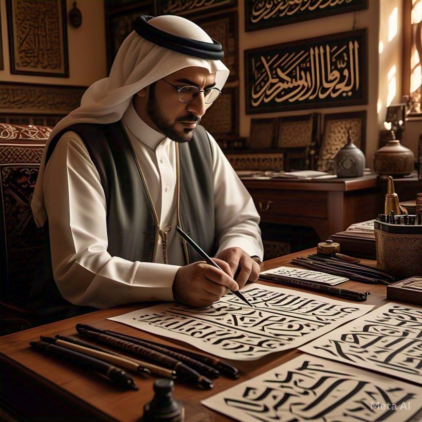 Art performer Calligrapher in dubai