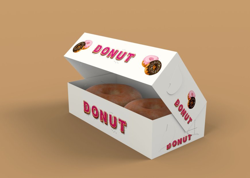 Creative Printed Patterns in Christmas donut Boxes: Add Holiday Cheer