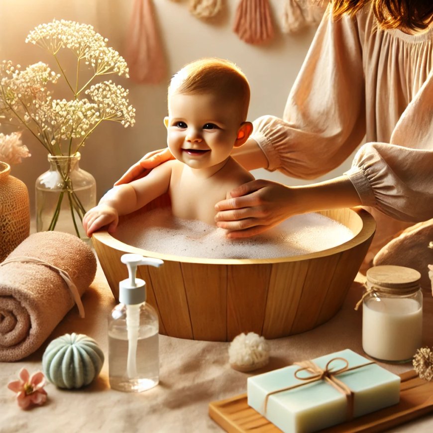 A Guide to Gentle and Natural Baby Bathing Rituals
