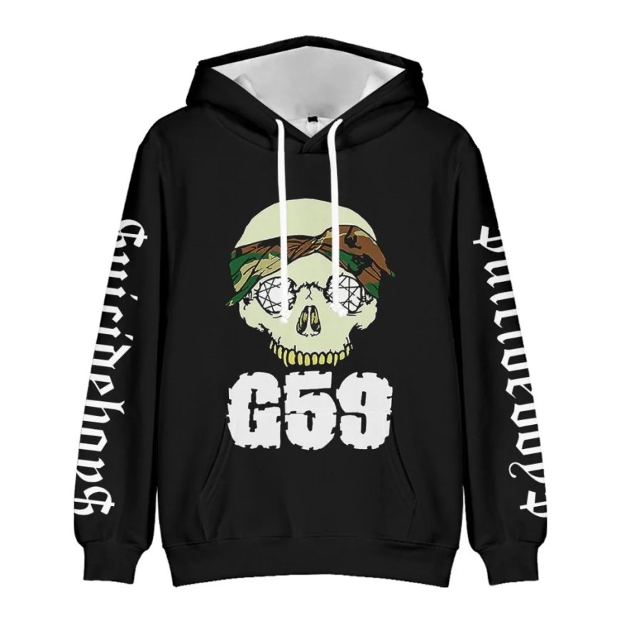 Black and White $uicideboy$ Hoodies for Streetwear Looks