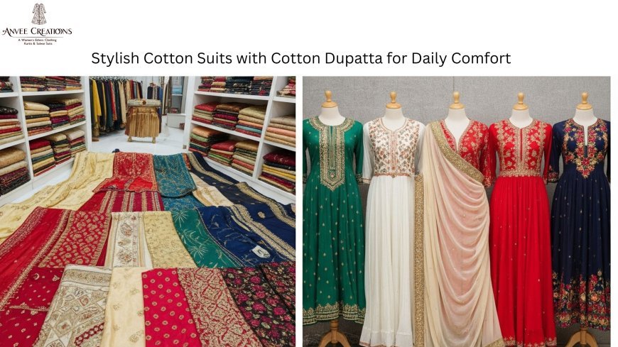 Cotton Suits with Cotton Dupatta: The Perfect Blend of Elegance, Comfort & Style