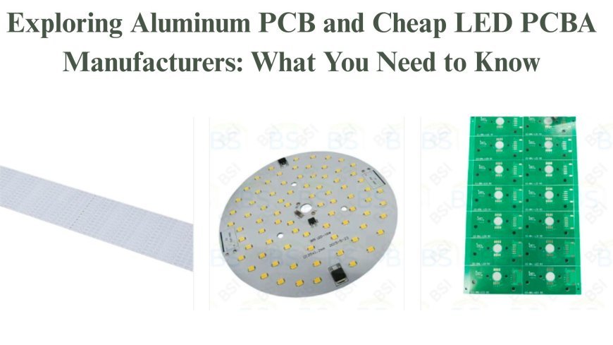 Exploring Aluminum PCB and Cheap LED PCBA Manufacturers: What You Need to Know