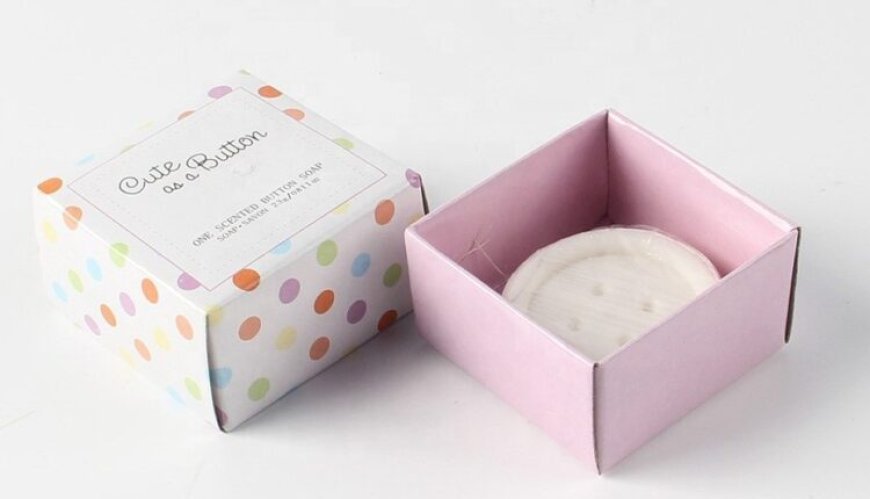 Minimalist Die-Cut Soap Boxes with Transparency