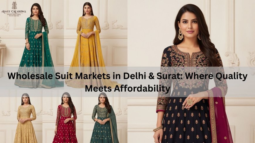 Wholesale Suit Markets in Delhi & Surat: Where Quality Meets Affordability