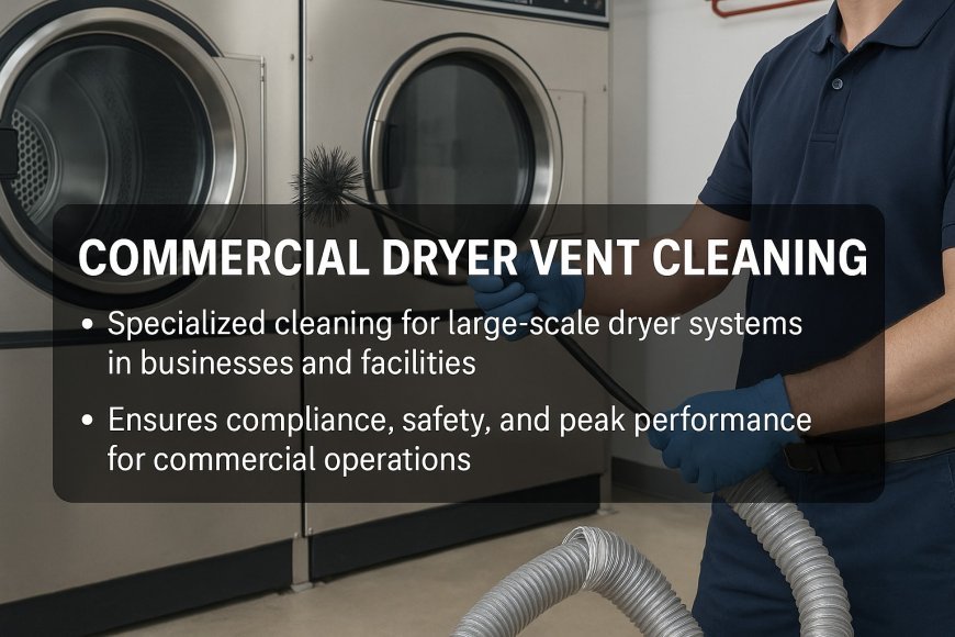 When Is the Best Time for Commercial Dryer Vent Cleaning