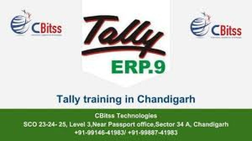 Job-Oriented Tally Training in  Chandigarh with Certification & Projects