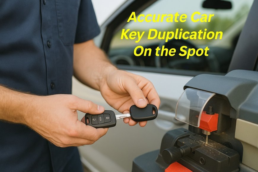Which Car Key Duplication Machines Ensure Accuracy