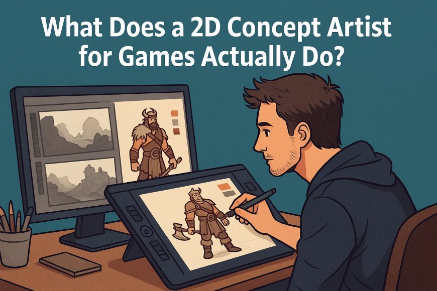 What Does a 2D Concept Artist for Games Actually Do?