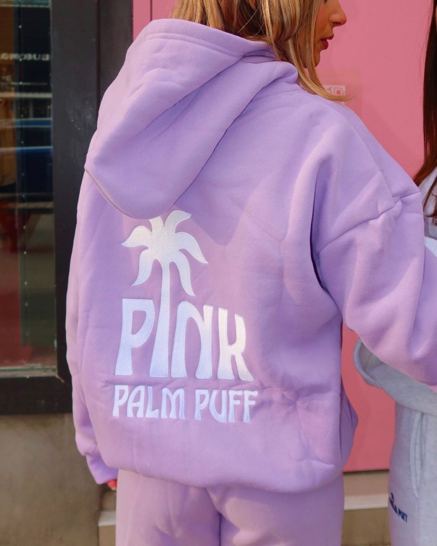 The Pink Palm Puff Hoodie: A Statement of Comfort and Style