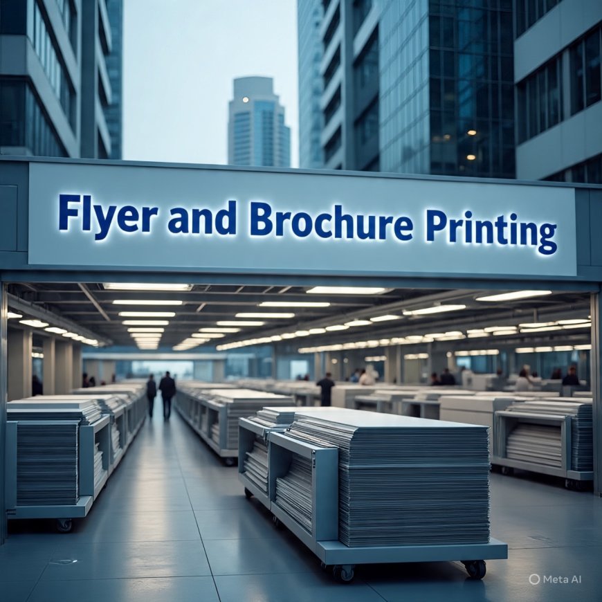 High-Quality Flyer Printing & Brochure Design in Dubai