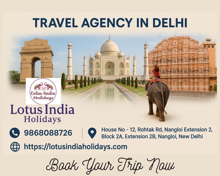 Travel Smart. Travel Safe. Travel With Lotus India Holidays — Delhi’s Finest Travel Agency
