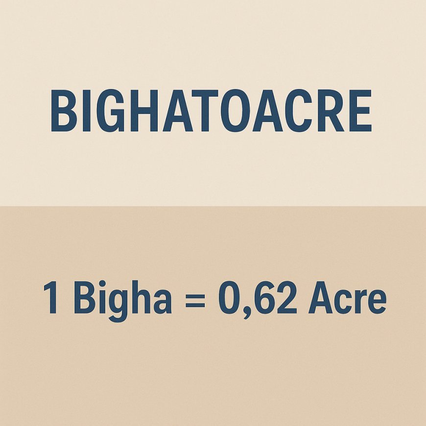 Simplify Your Land Deals with the Bigha to Acre Converter – A Must-Have Real Estate Tool!