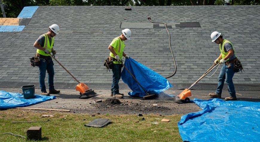 How Does a Roofer Clean Up After a Roof Replacement?
