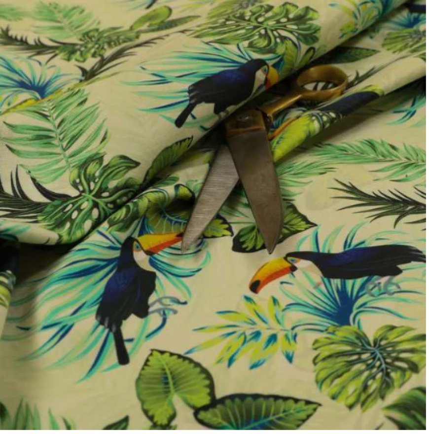 How Green Colour Bird Fabric is Manufactured in the UK